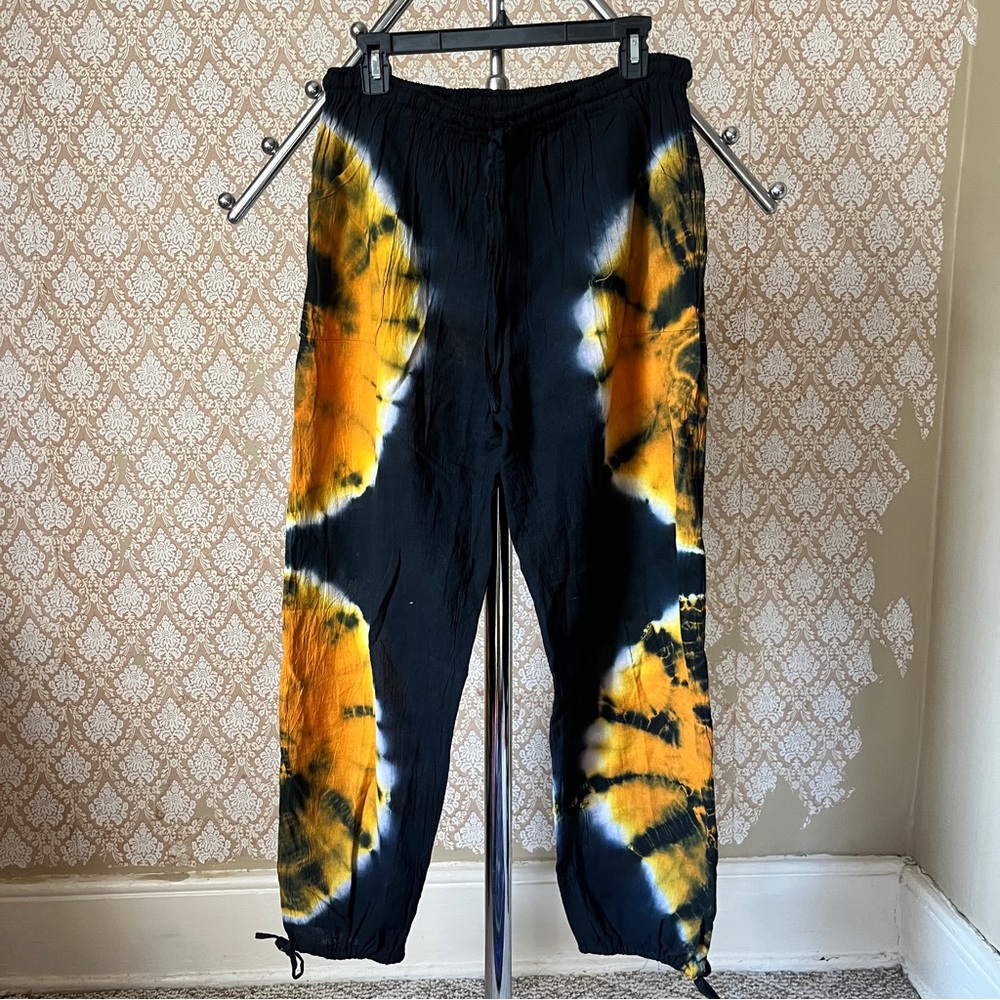 Cotton Gauze Tie Dye Pants
